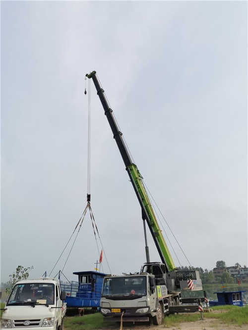 利州区桥梁建设吊装案例